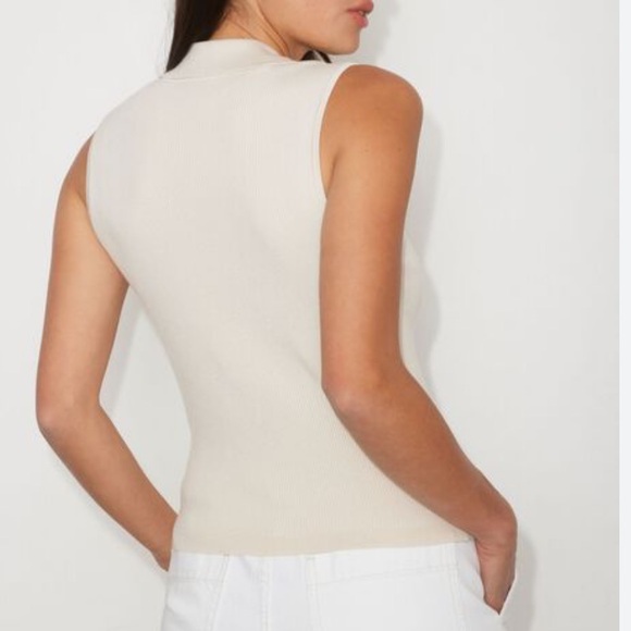 Dynamite Cream Collared Top - Picture 4 of 9